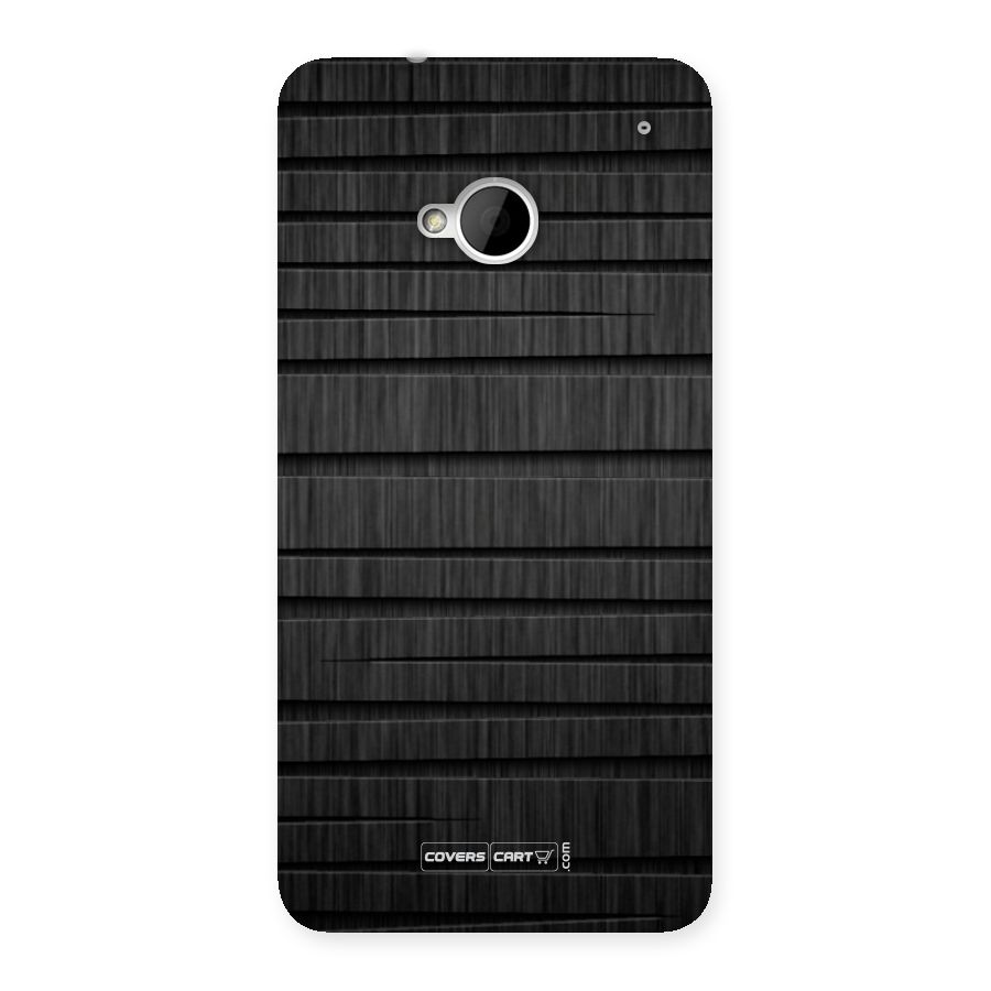 Black Abstract Back Case for HTC One M7