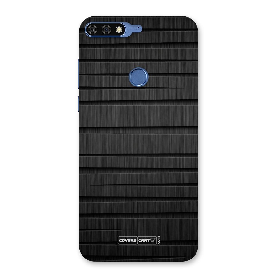 Black Abstract Back Case for Honor 7C