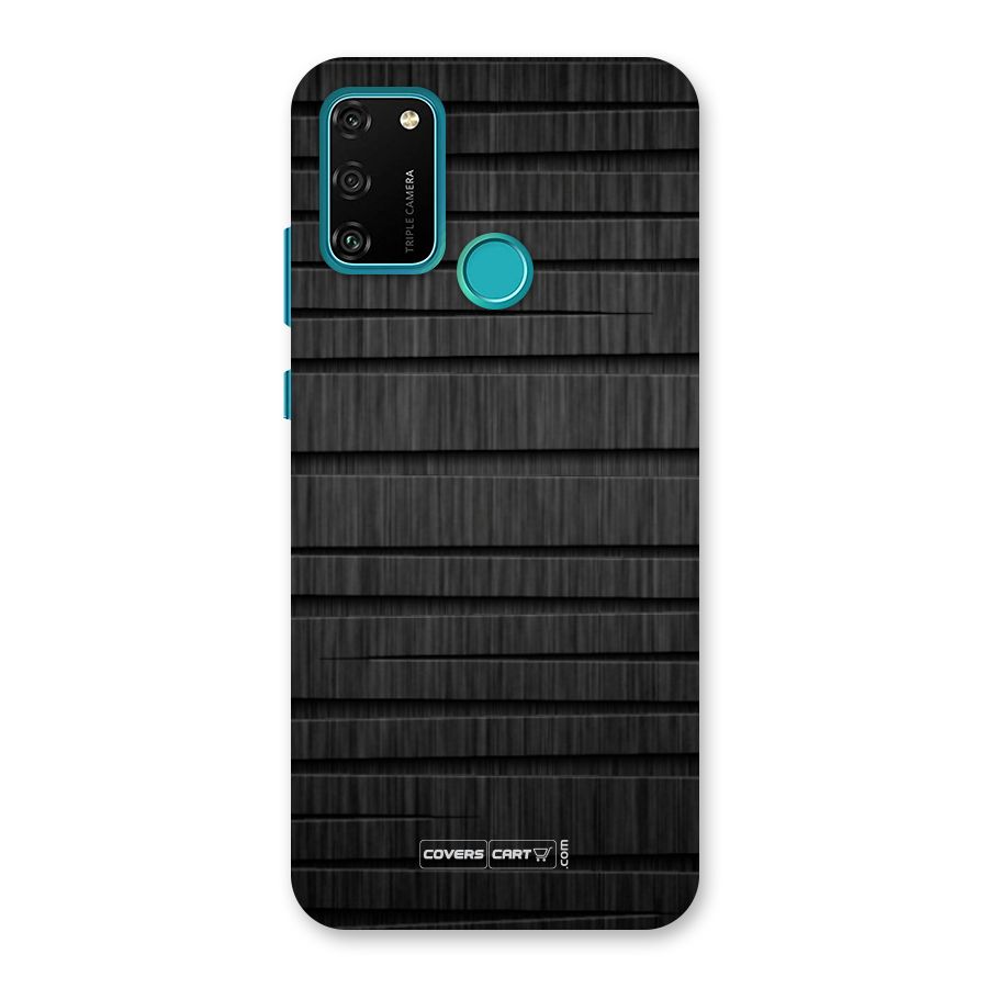 Black Abstract Back Case for Honor 9A