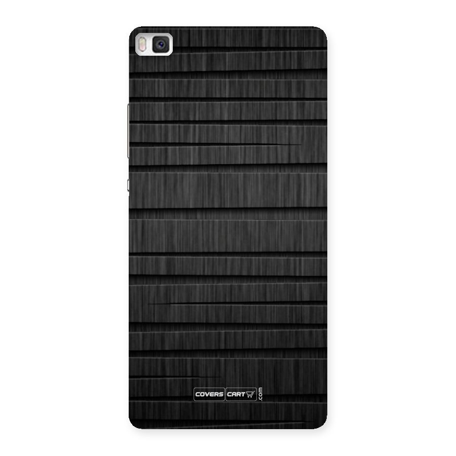 Black Abstract Back Case for Huawei P8