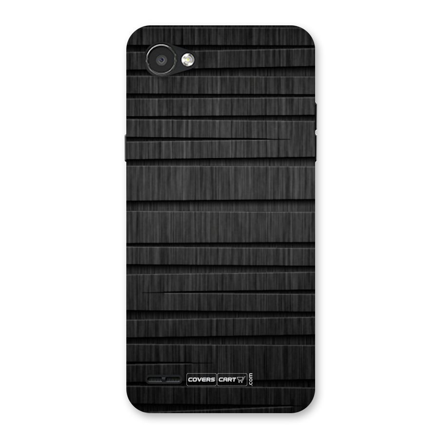 Black Abstract Back Case for LG Q6