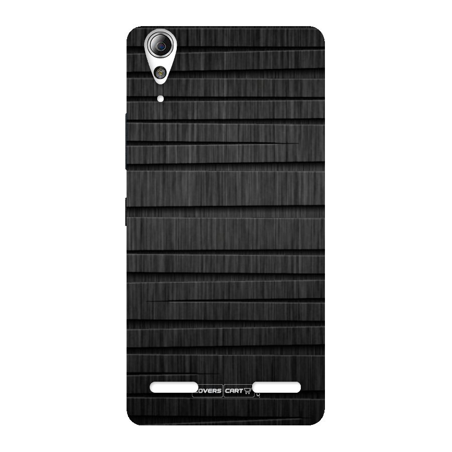 Black Abstract Back Case for Lenovo A6000 Plus