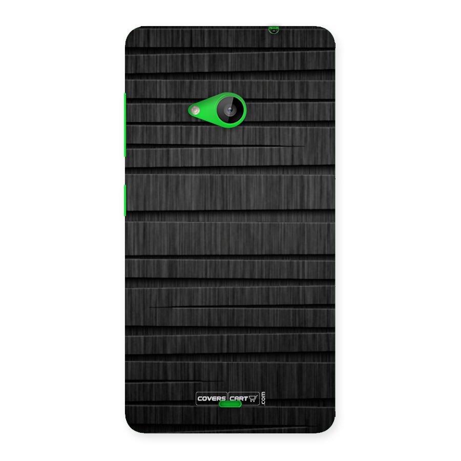 Black Abstract Back Case for Lumia 535