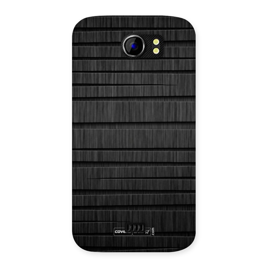 Black Abstract Back Case for Micromax Canvas 2 A110