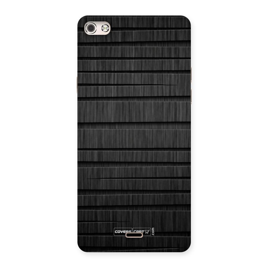 Black Abstract Back Case for Micromax Canvas Silver 5