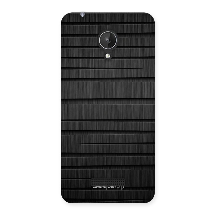 Black Abstract Back Case for Micromax Canvas Spark Q380
