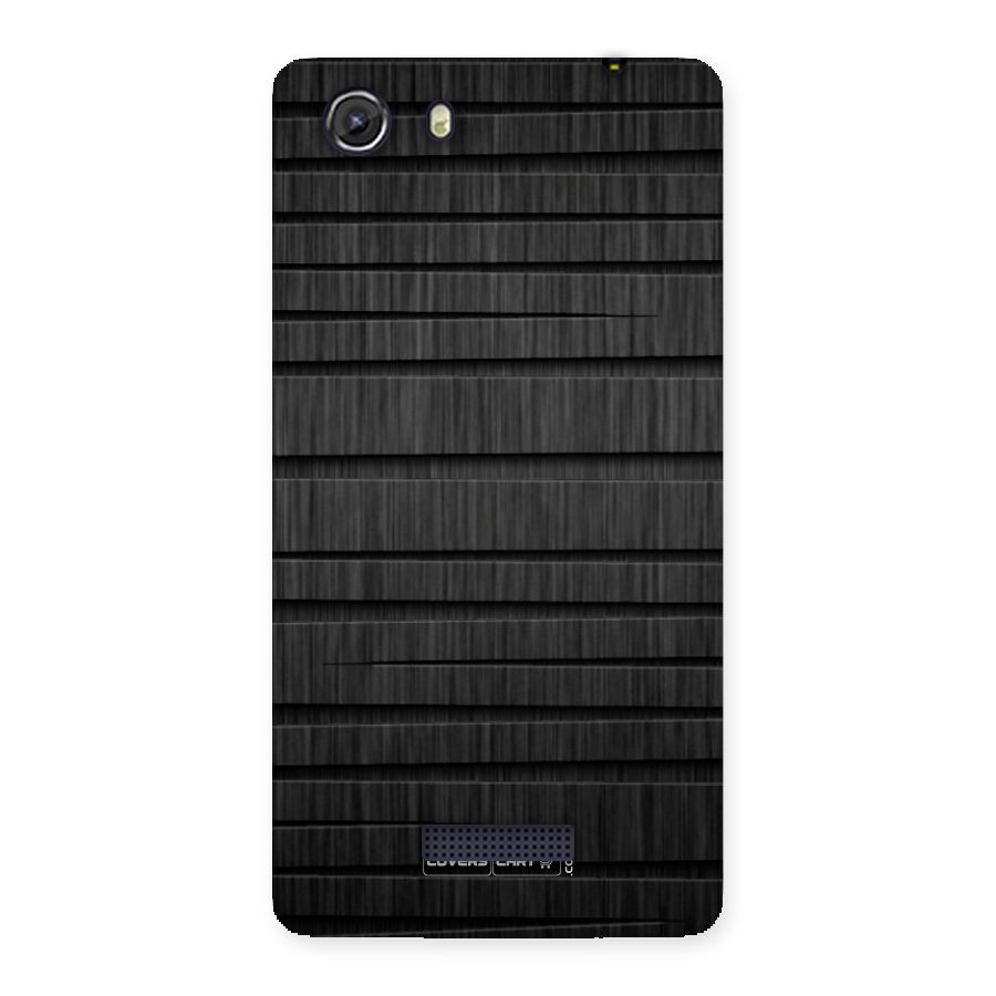 Black Abstract Back Case for Micromax Unite 3