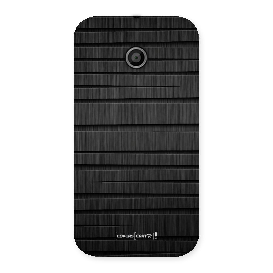 Black Abstract Back Case for Moto E