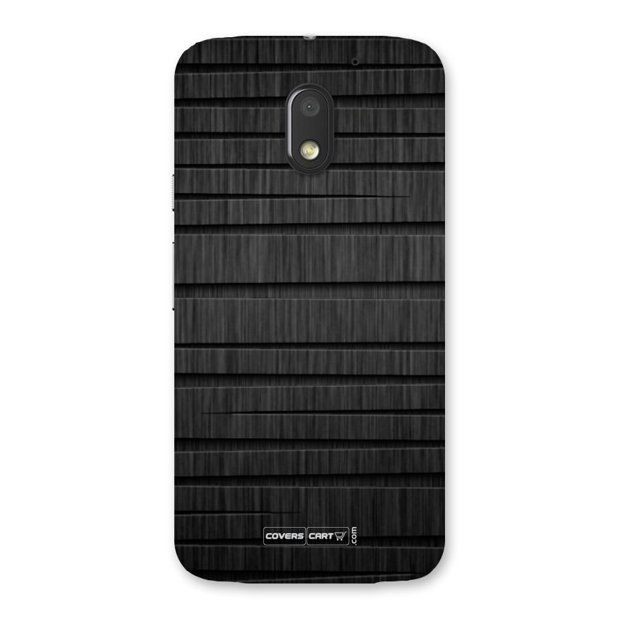 Black Abstract Back Case for Moto E3 Power
