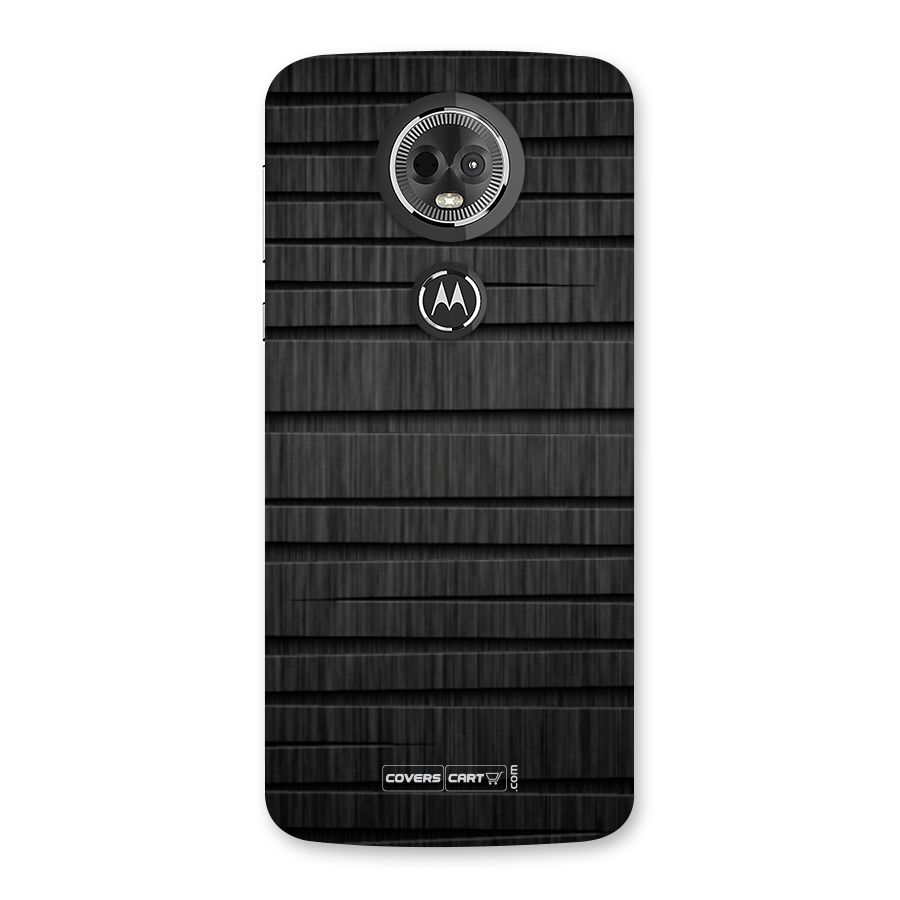 Black Abstract Back Case for Moto E5 Plus