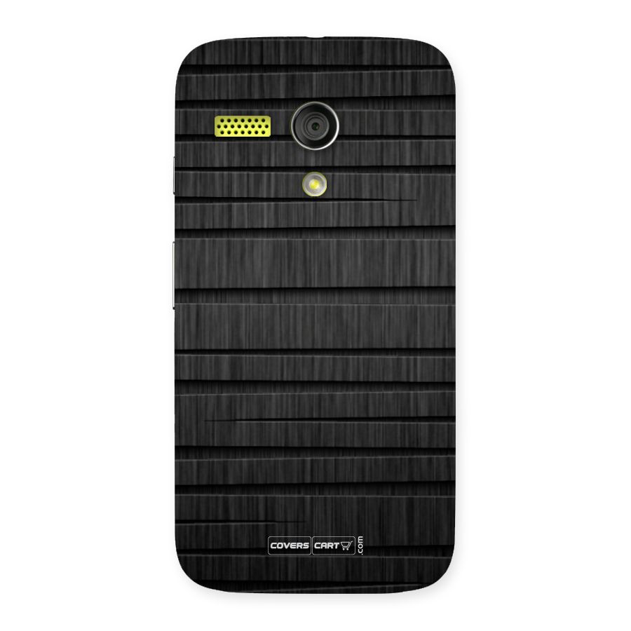 Black Abstract Back Case for Moto G