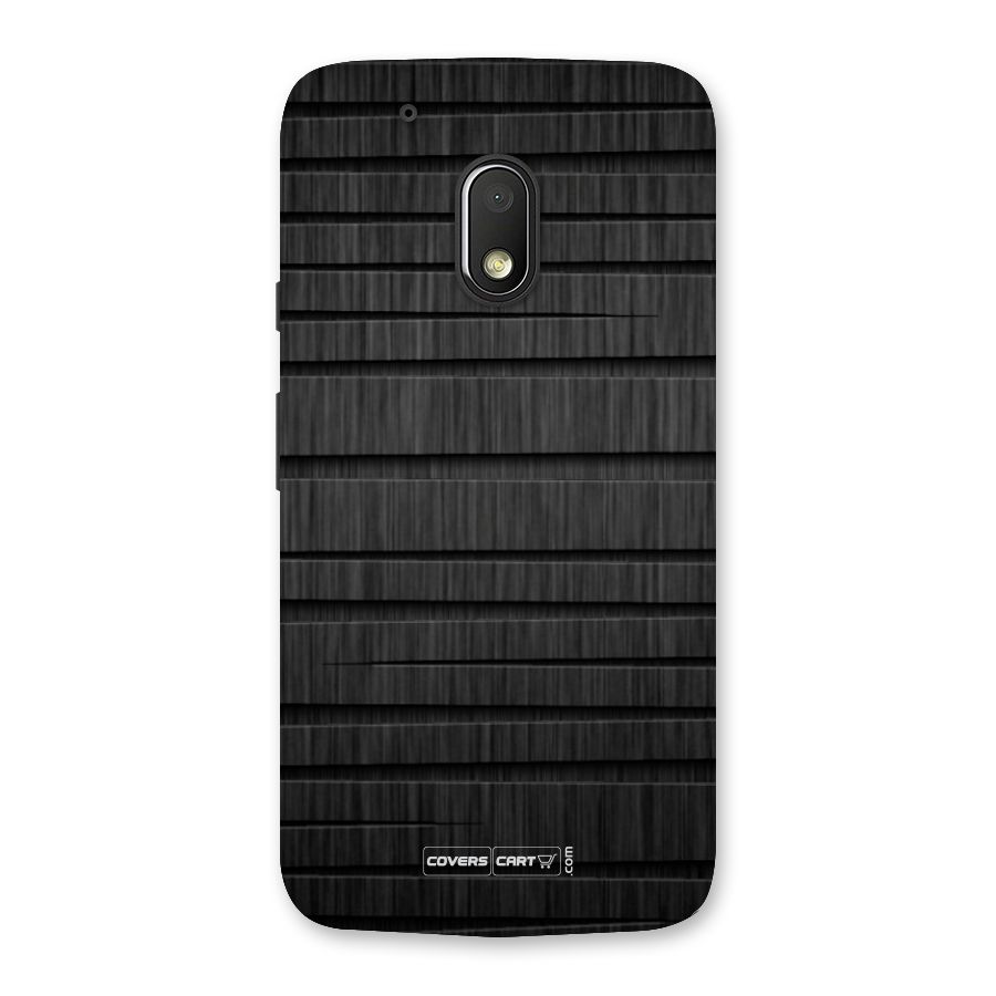 Black Abstract Back Case for Moto G4 Play