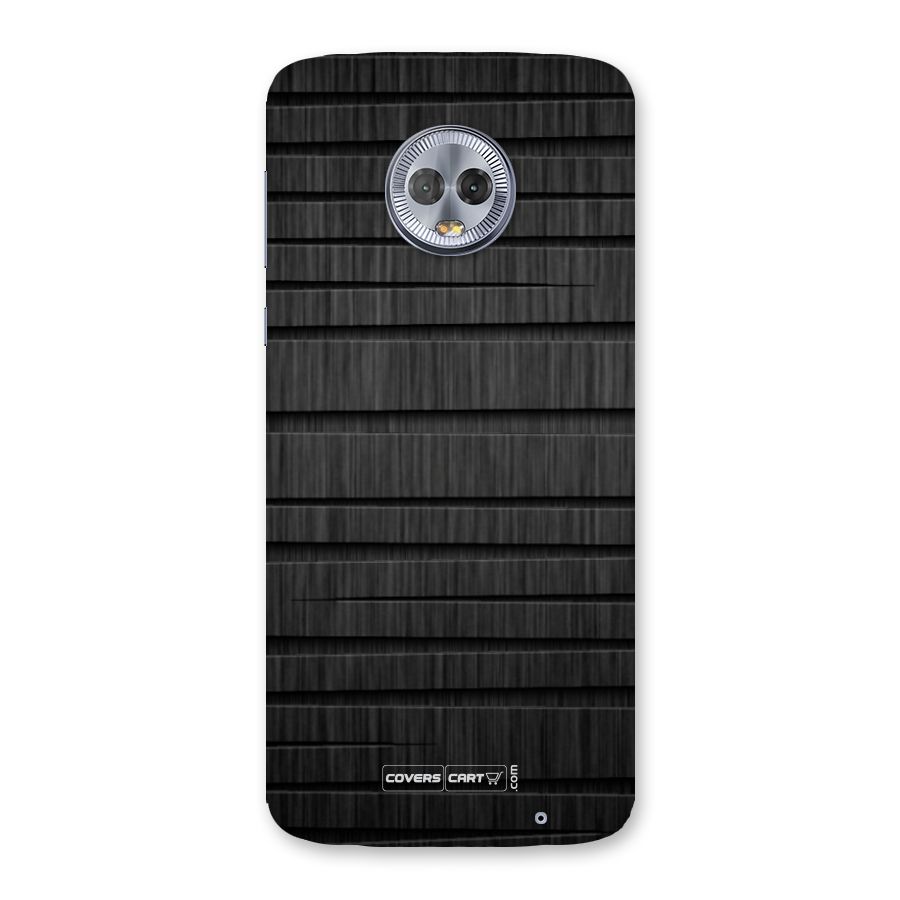 Black Abstract Back Case for Moto G6 Plus