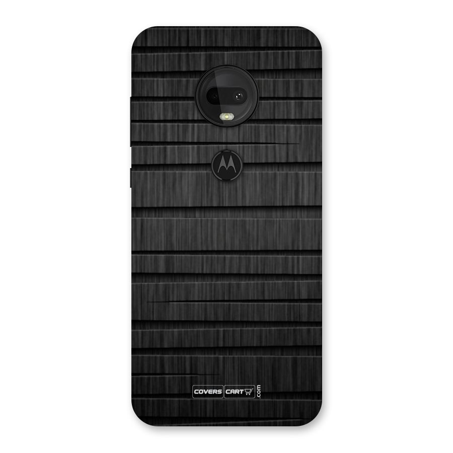 Black Abstract Back Case for Moto G7