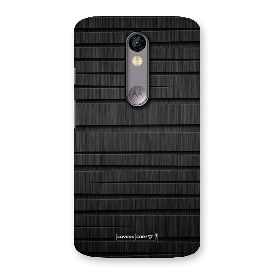 Black Abstract Back Case for Moto X Force