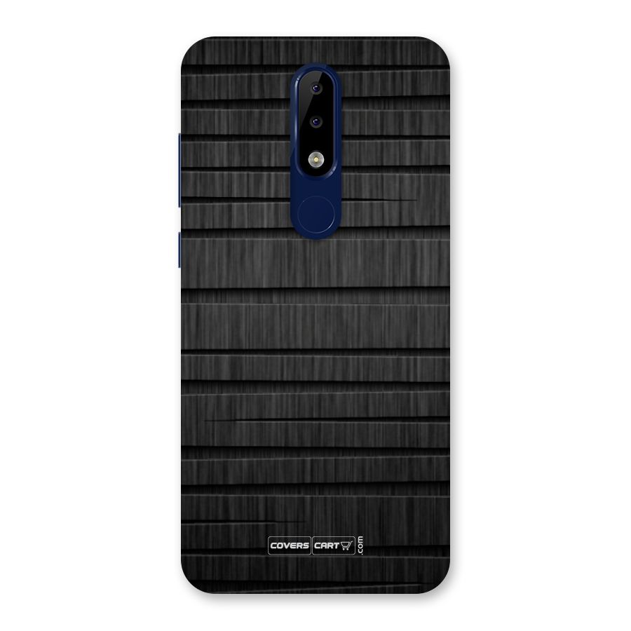 Black Abstract Back Case for Nokia 5.1 Plus