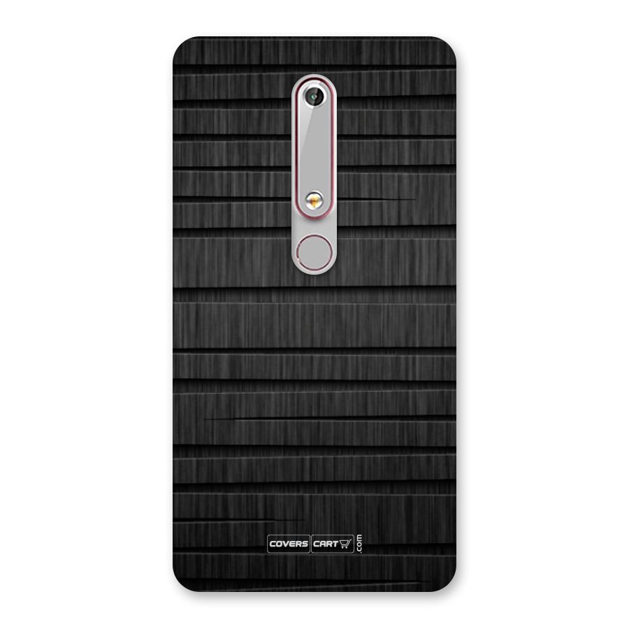 Black Abstract Back Case for Nokia 6.1