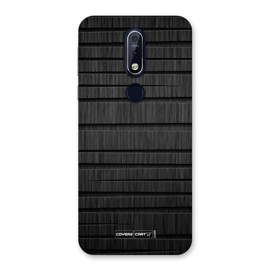 Black Abstract Back Case for Nokia 7.1