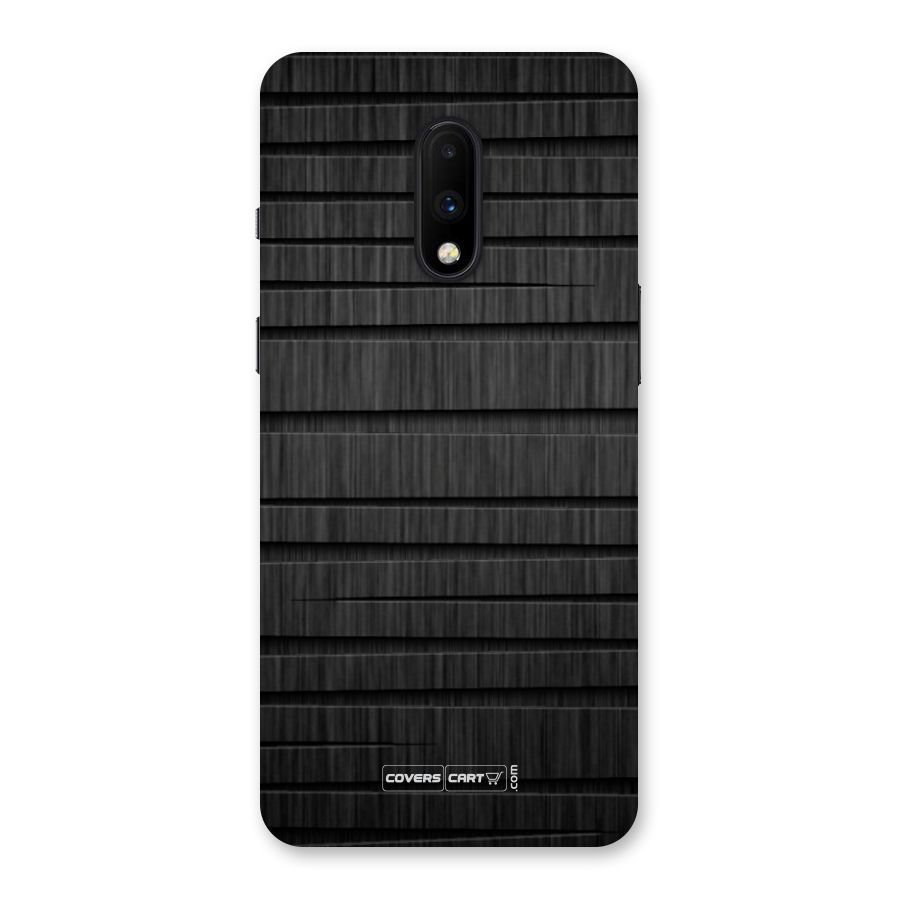 Black Abstract Back Case for OnePlus 7