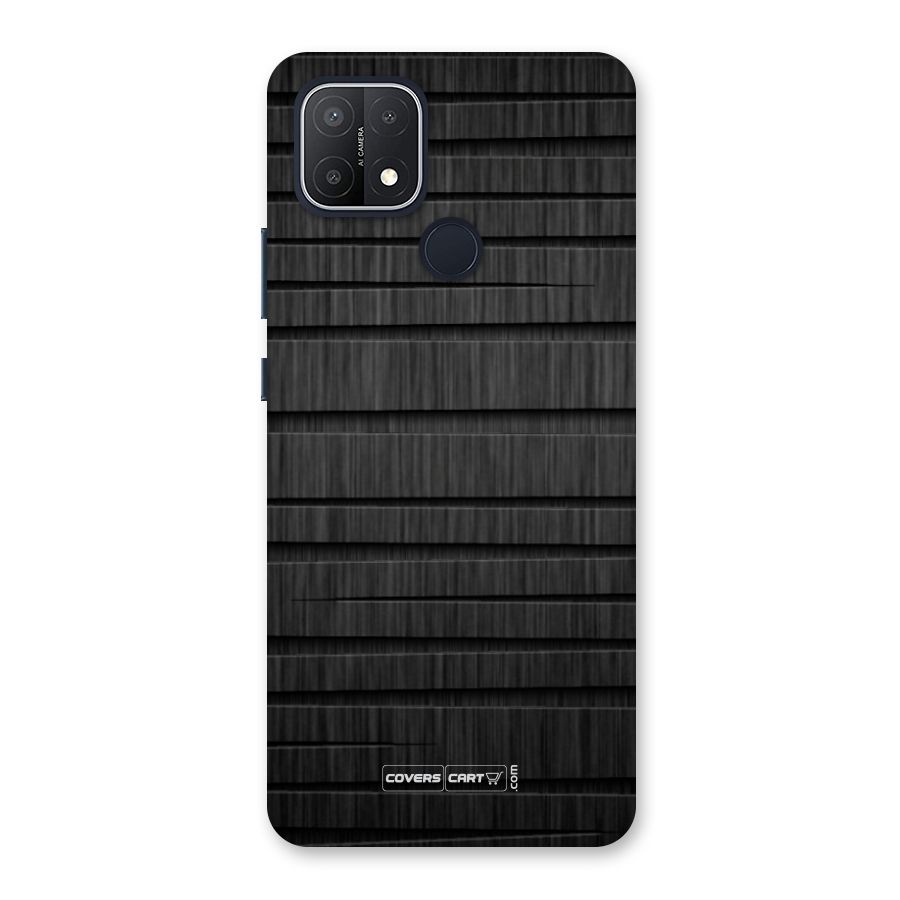 Black Abstract Back Case for Oppo A15s