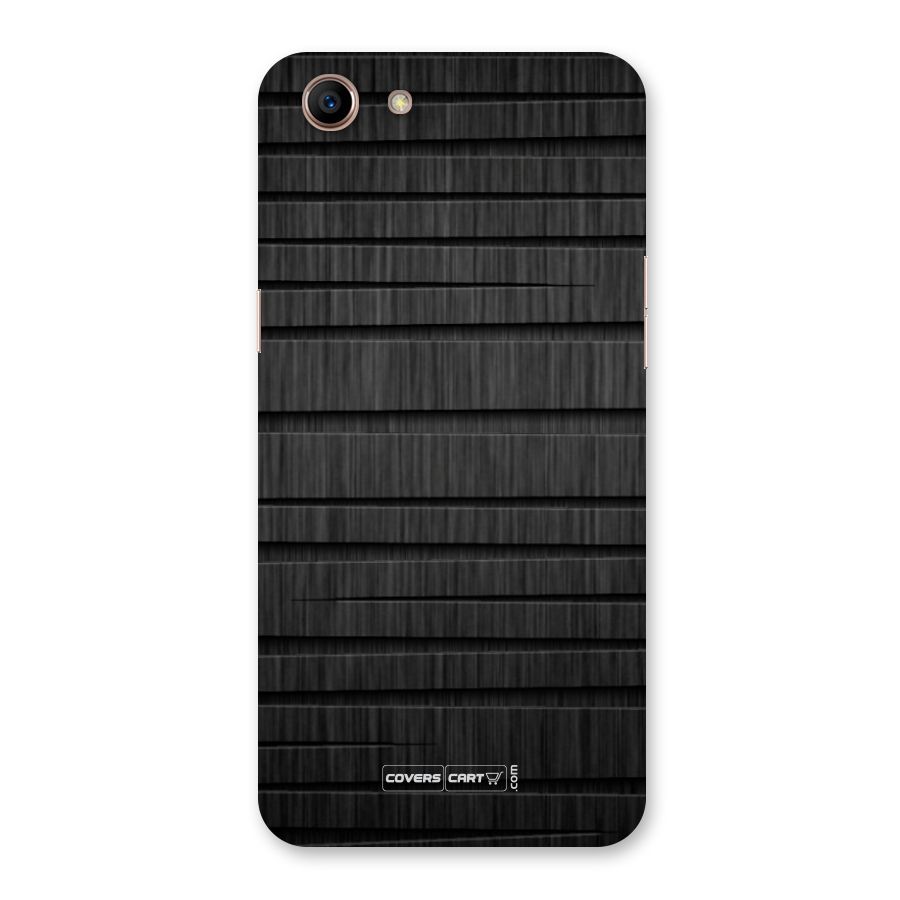 Black Abstract Back Case for Oppo A83 (2018)