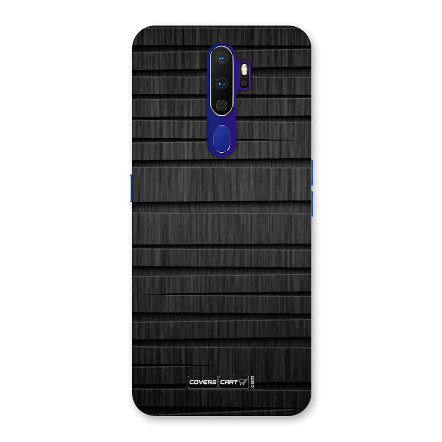 Black Abstract Back Case for Oppo A9 (2020)