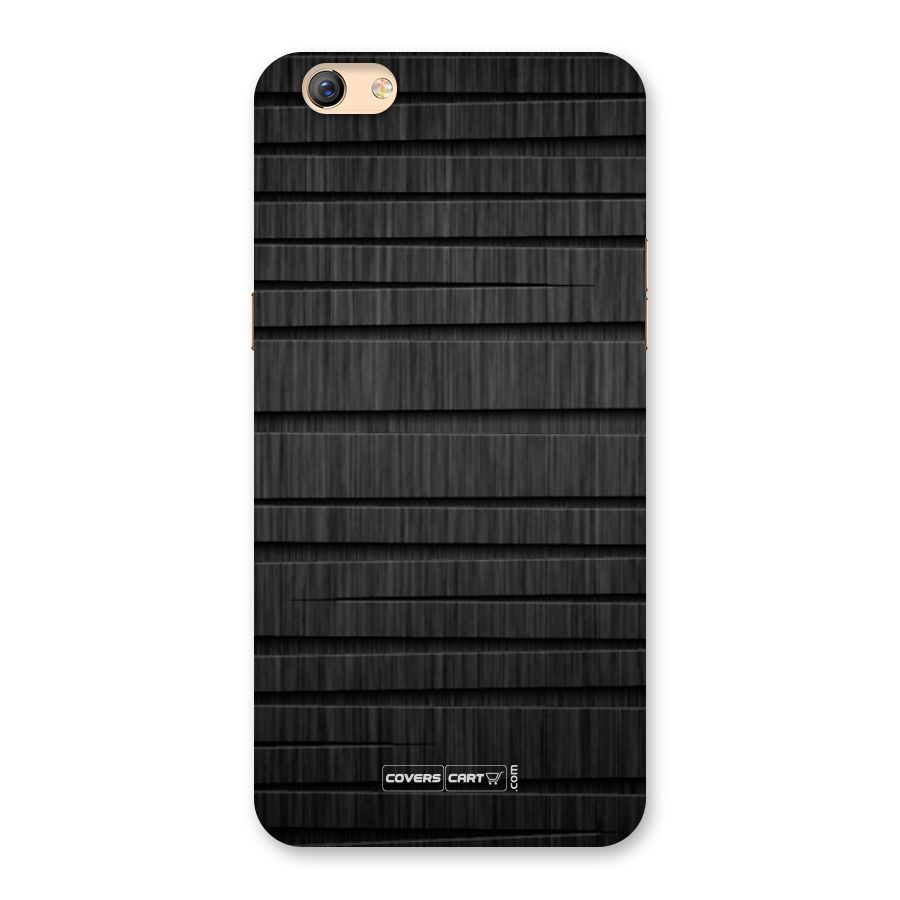 Black Abstract Back Case for Oppo F3 Plus