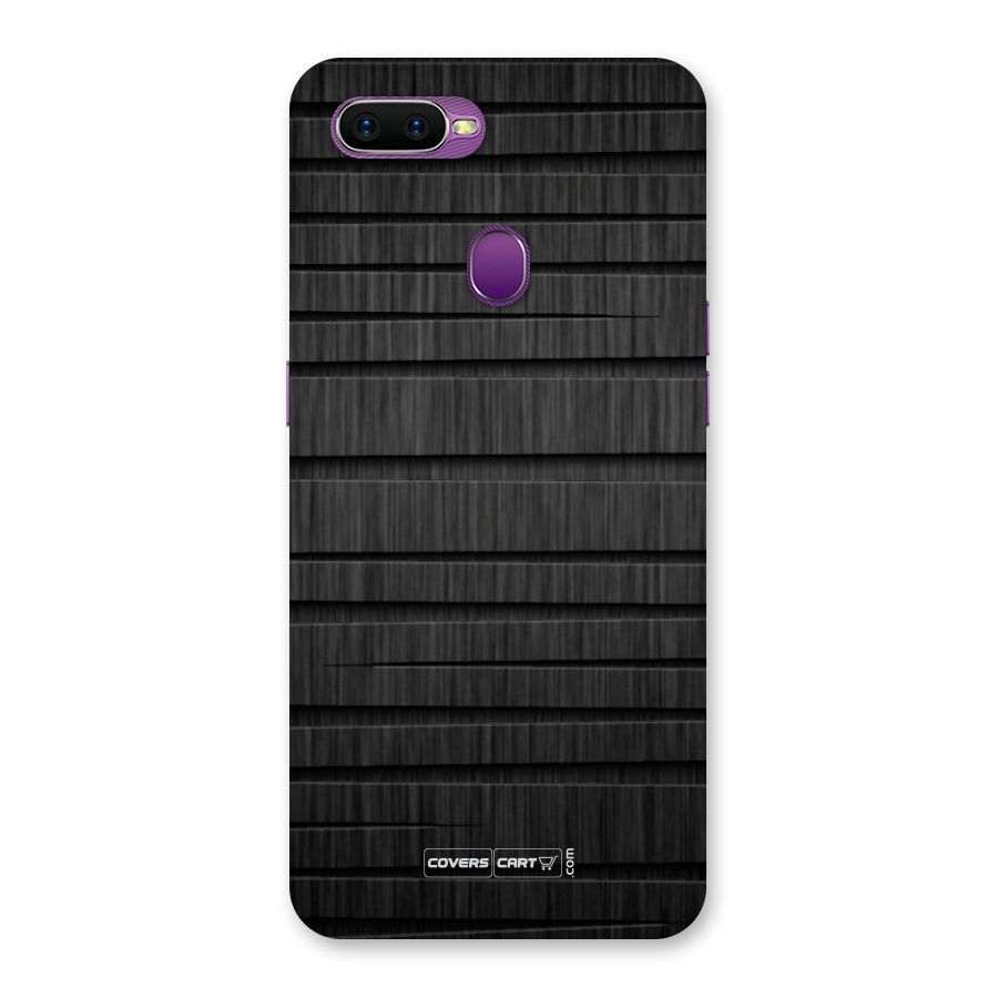 Black Abstract Back Case for Oppo F9