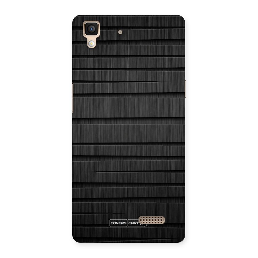 Black Abstract Back Case for Oppo R7