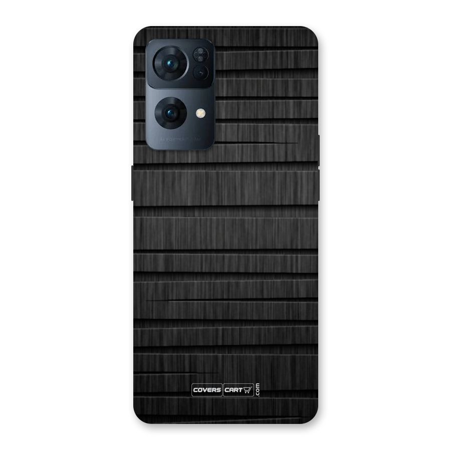 Black Abstract Back Case for Oppo Reno7 Pro 5G