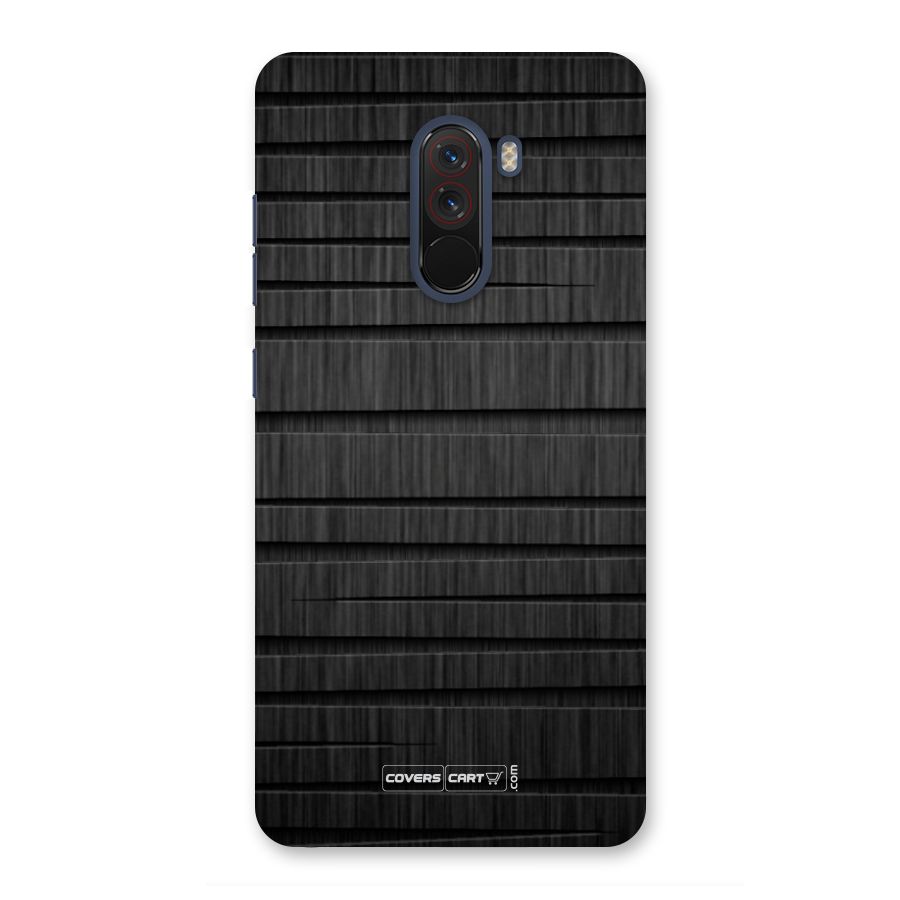 Black Abstract Back Case for Poco F1