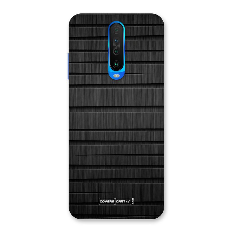 Black Abstract Back Case for Poco X2