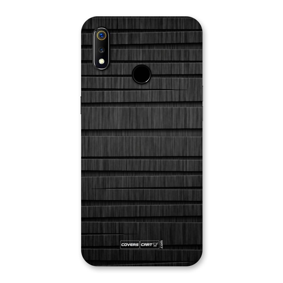 Black Abstract Back Case for Realme 3