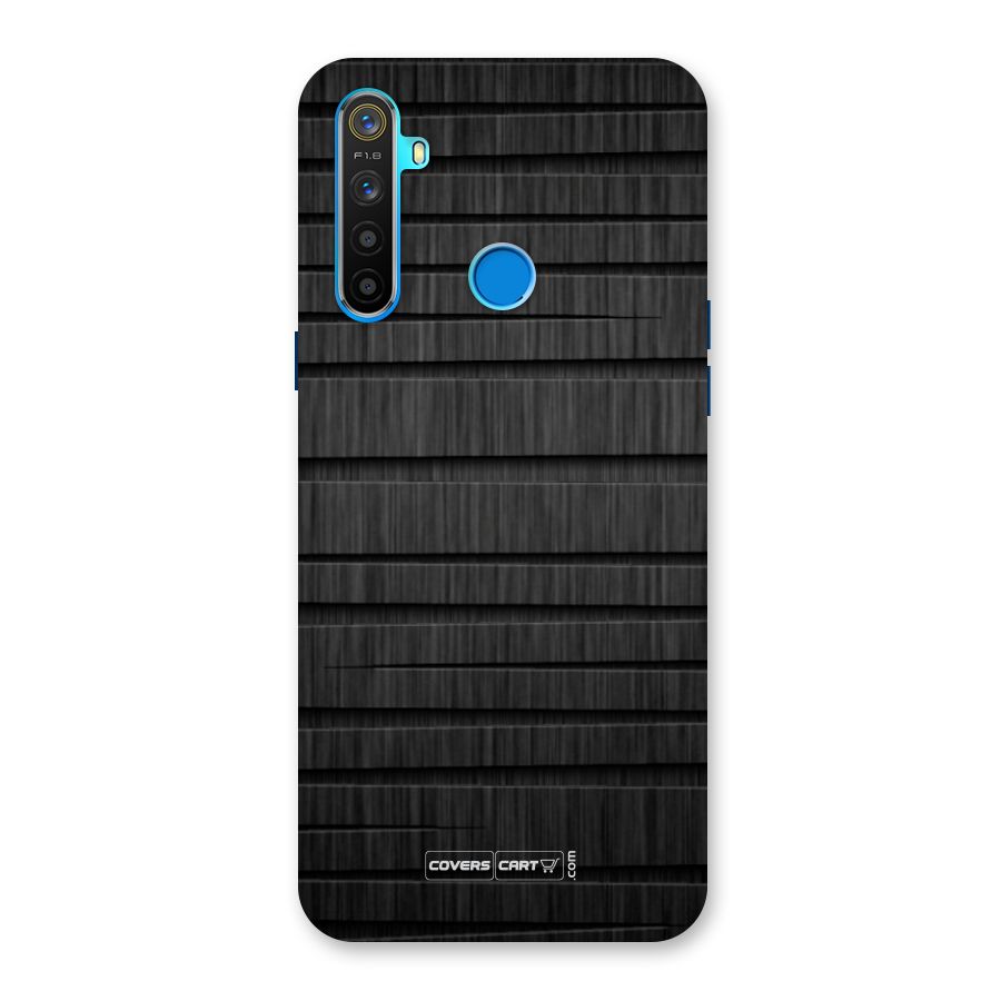 Black Abstract Back Case for Realme 5s