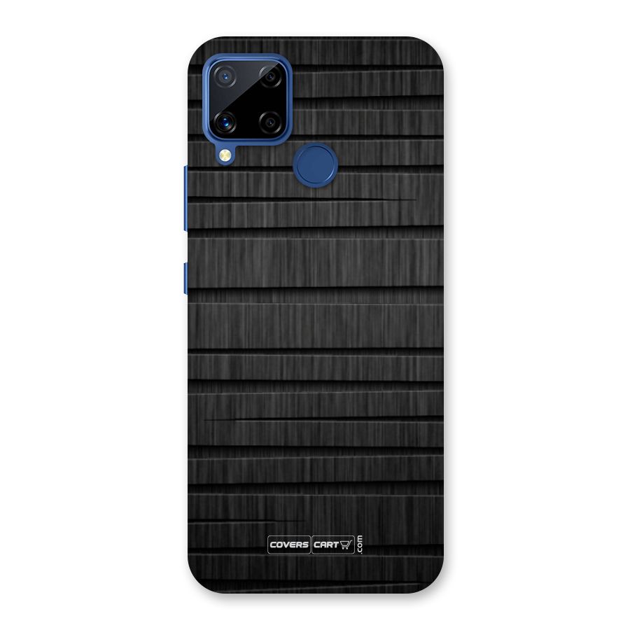 Black Abstract Back Case for Realme C15