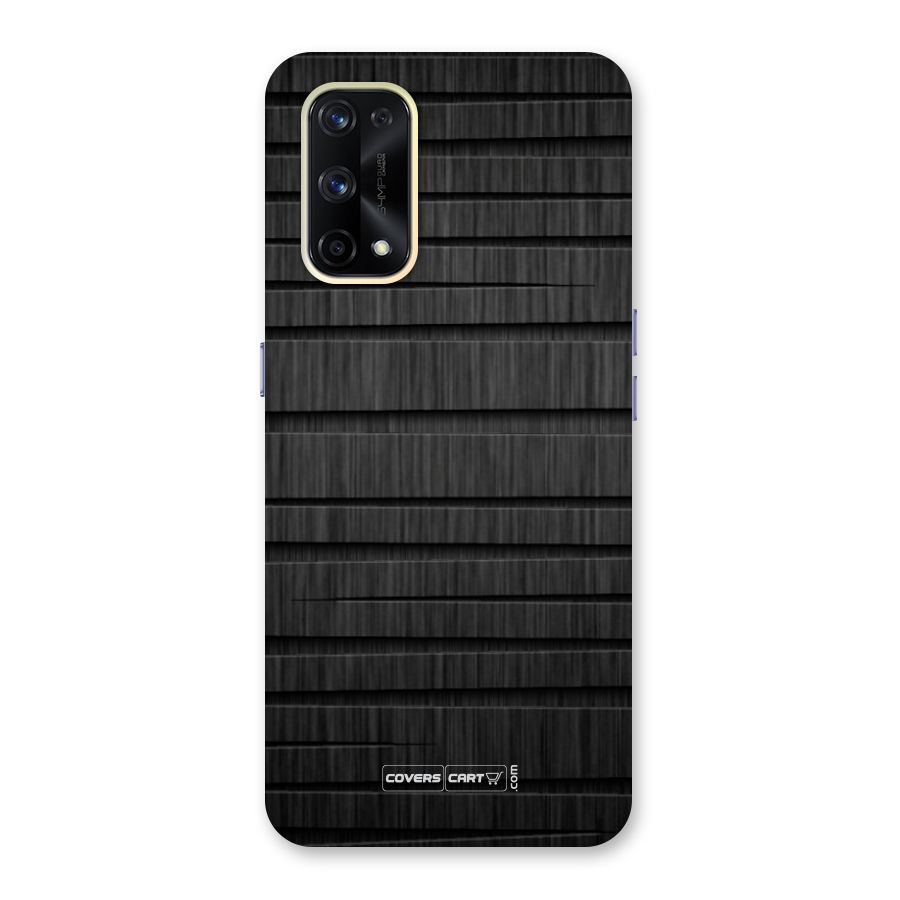 Black Abstract Glass Back Case for Realme X7 Pro
