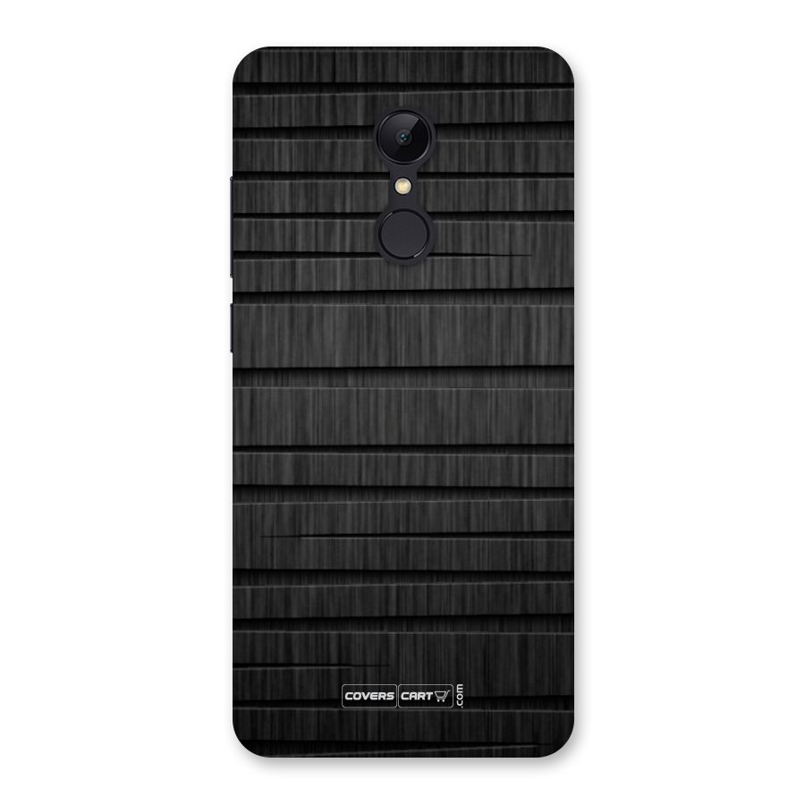 Black Abstract Back Case for Redmi 5