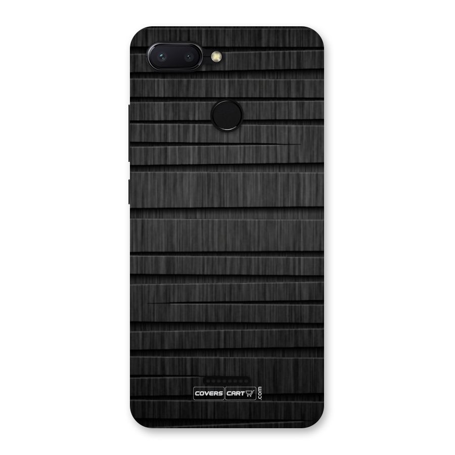 Black Abstract Back Case for Redmi 6