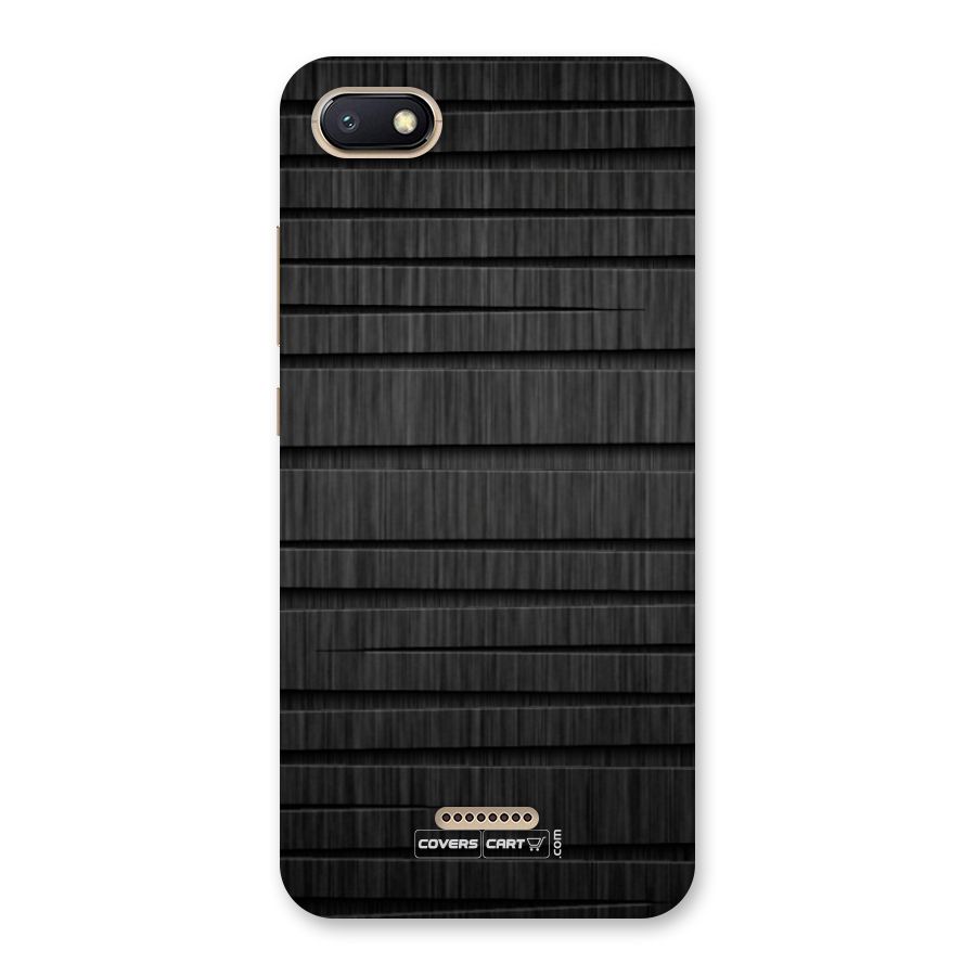 Black Abstract Back Case for Redmi 6A