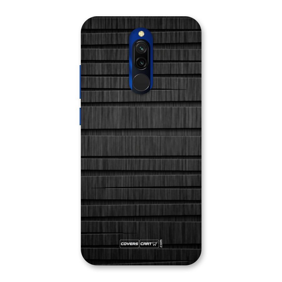 Black Abstract Back Case for Redmi 8