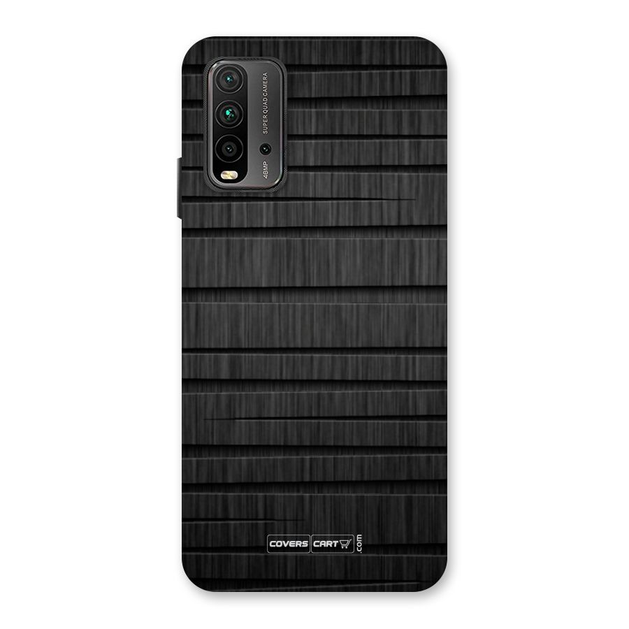 Black Abstract Back Case for Redmi 9 Power