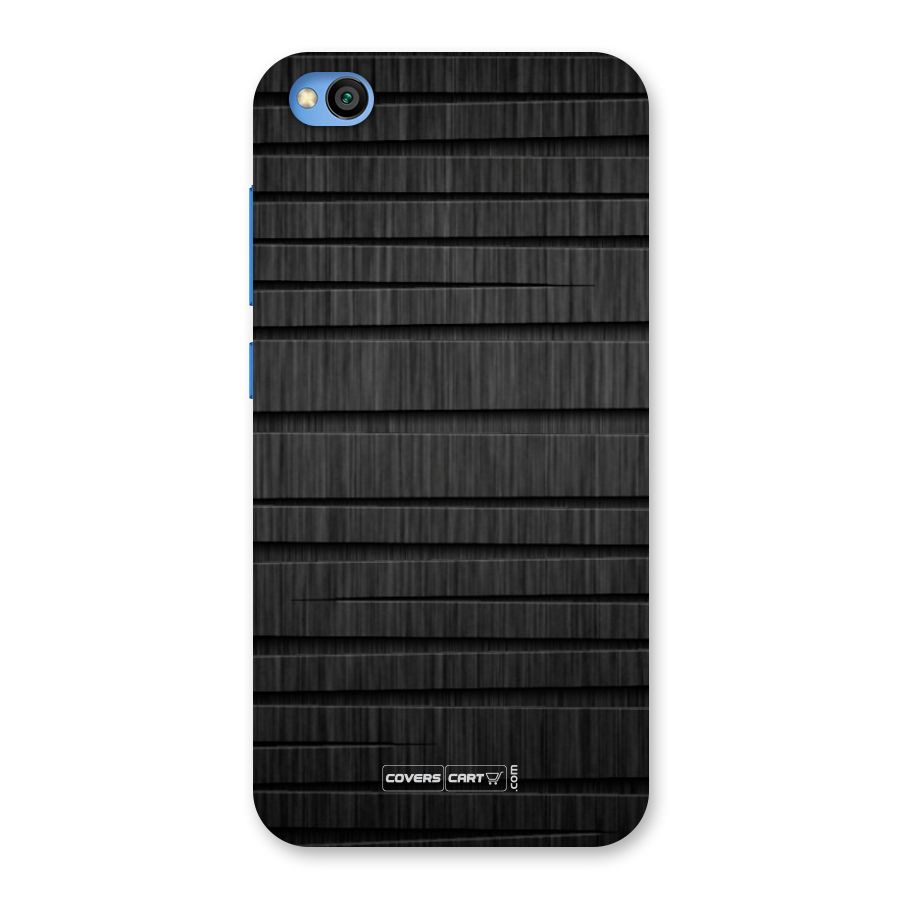 Black Abstract Back Case for Redmi Go