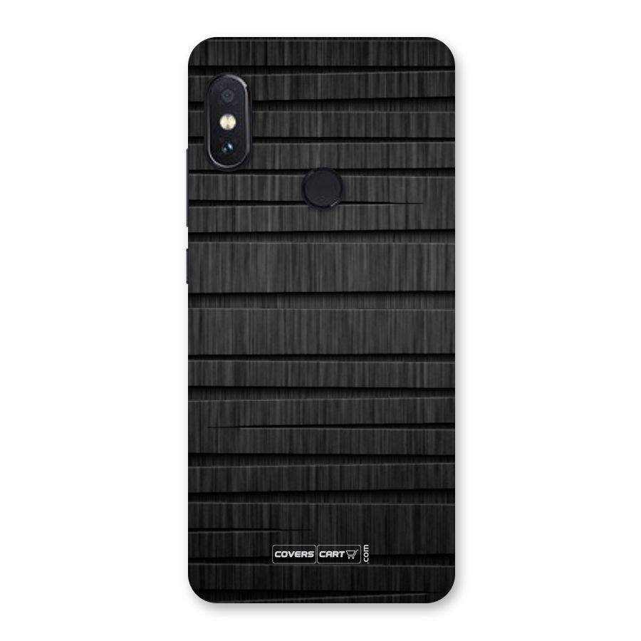 Black Abstract Back Case for Redmi Note 5 Pro