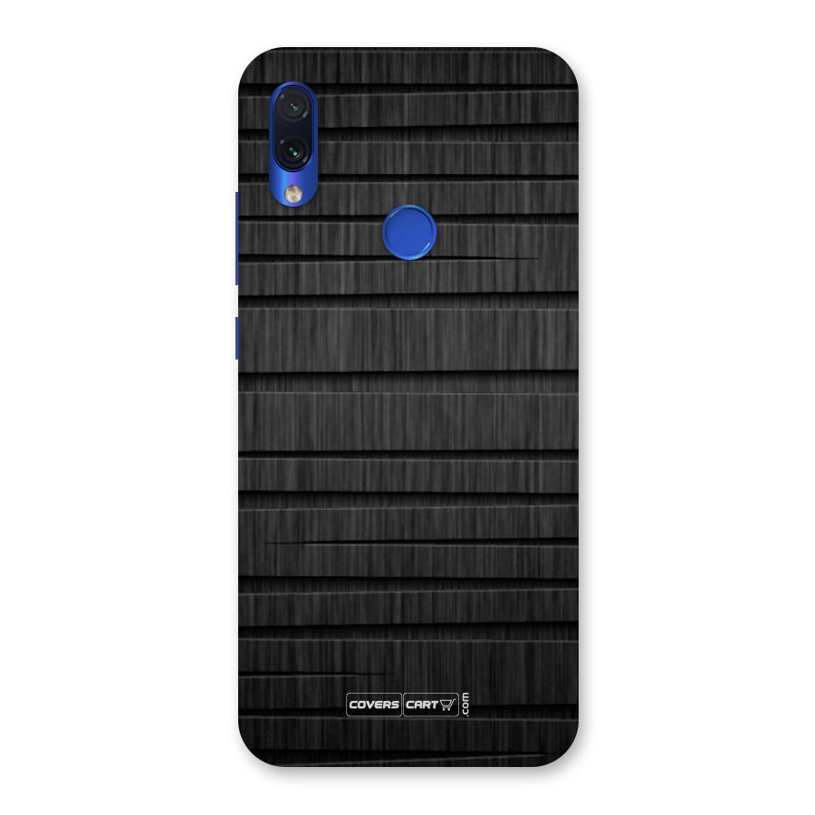Black Abstract Back Case for Redmi Note 7