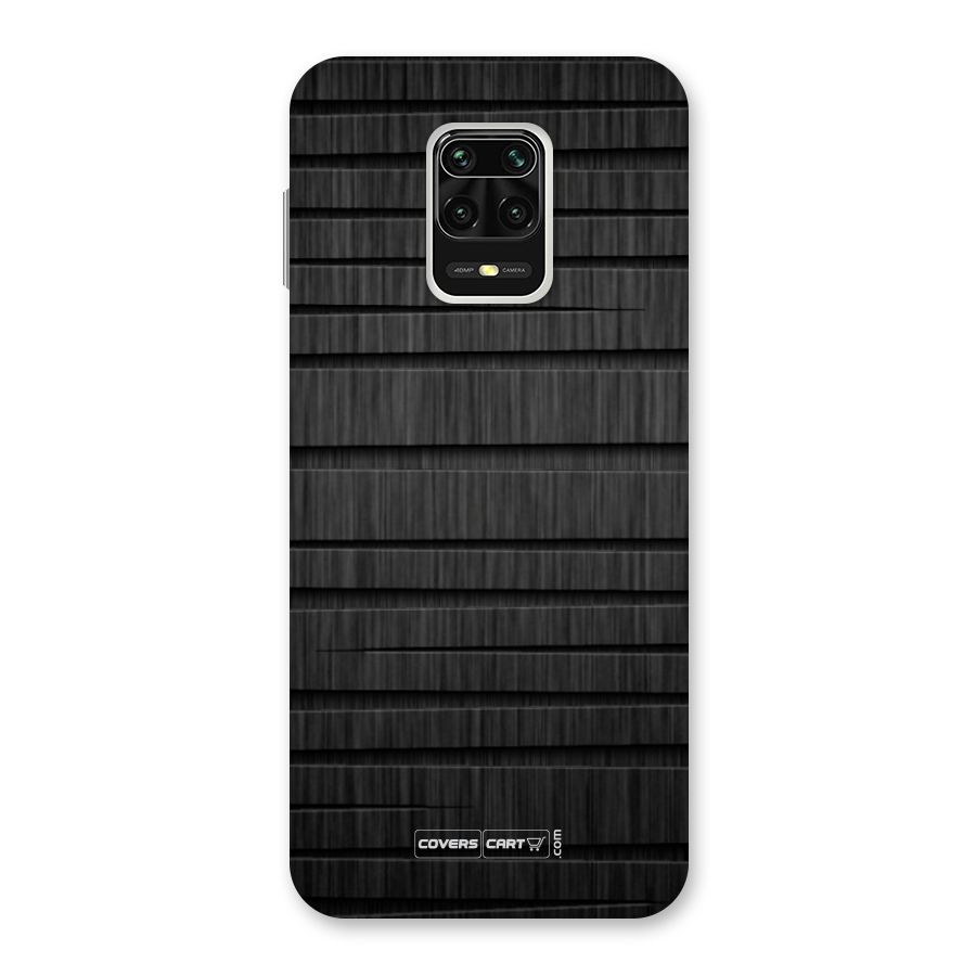 Black Abstract Back Case for Redmi Note 9 Pro