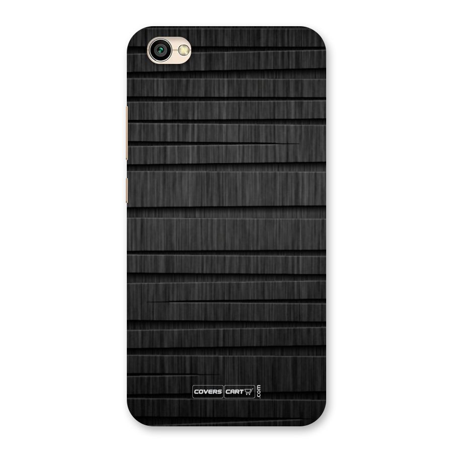 Black Abstract Back Case for Redmi Y1 Lite