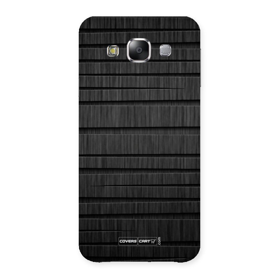Black Abstract Back Case for Samsung Galaxy E5