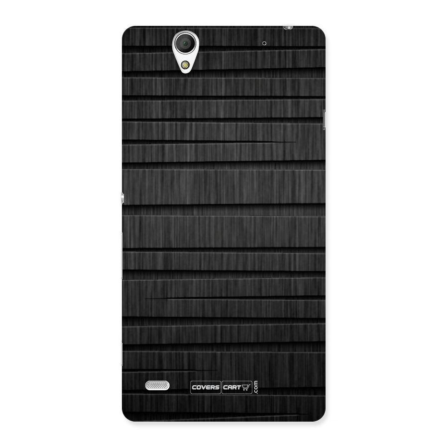 Black Abstract Back Case for Sony Xperia C4