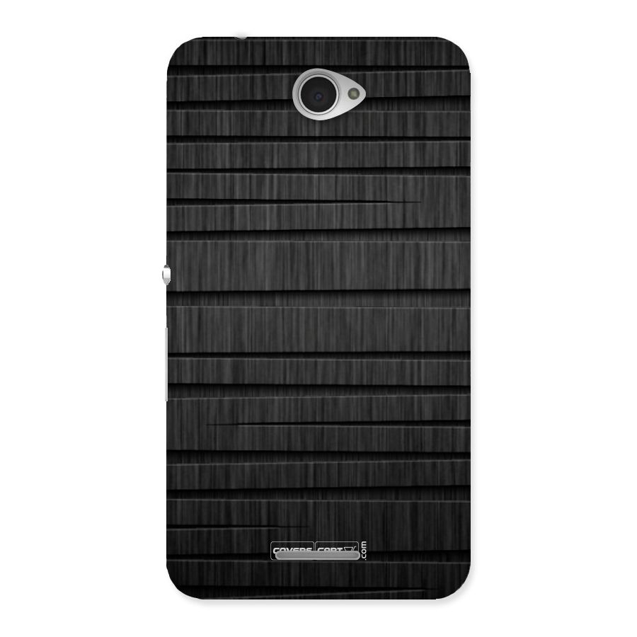 Black Abstract Back Case for Sony Xperia E4