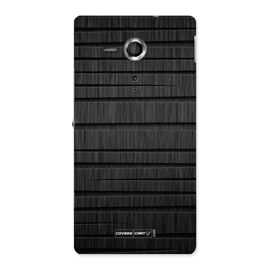 Black Abstract Back Case for Sony Xperia SP